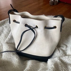 Good condition Mansur Gavriel canvas bucket bag